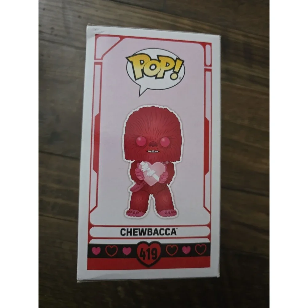 Funko Pop! Star Wars Chewbacca #419 Valentine Red Heart Figure 2020